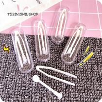 Suction stick hard glasses contact tweezers clip box silicone beauty pupil assisted myopia mirror with student glasses box