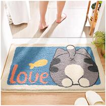 Zhejiang Butts Cartoon Toilet Doorway Water Absorbent Ground Mat Carpet Door Mat Mat toilet Home Entrance Doormat Bathroom