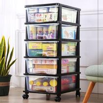 Storage box three 32cm snack box clothes European style under wheel decoration material gap simple desktop