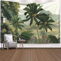 Tropical Plant Printed Tapestry Wall Hanging Nordic Ins Home
