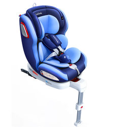 New 360-degree rotating children's car safety seat 0-12 years old isofix newborn 0-4-7 generation delivery