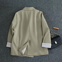 2021 Spring New Korea loose net red small blazer jacket womens nine-point sleeve slim Chic casual suit