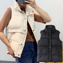 (Female) (too versatile) 2020 Autumn and Winter new womens thick warm cotton vest cotton vest padded coat tide