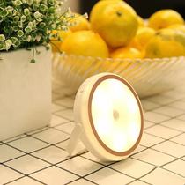 Longmeike induction night light Meow Meow light Warm light Magnetic charging paste battery LED light