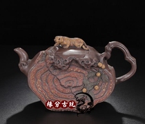 Yixing famous purple clay pot pure hand-made Kung Fu teapot tea set bubble teapot Ruyi Xi Shi pot creative pot