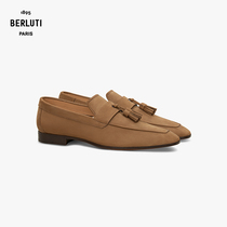 ( Autumn Winter New Goods)Berluti Luxury Goods Lorenzo Leather Men's Lefu Shoes