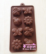 xj403 Silicone Cake Mold Insect Flower Mold Chocolate Mold Handmade Soap Mold