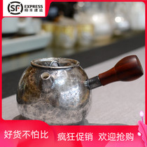 9999 sterling silver pot silver pot kung fu tea set boiled water silver pot