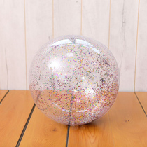 ins net red photo props Inflatable sequins beach ball Transparent PVC ball Party decoration dress-up game waterway
