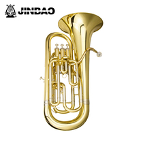 Zingbao JBEP-1150 upper bass triupright key large number down B-tuning brass band professional playing Shunfeng