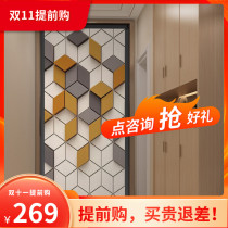 Youshman modern simple indoor sliding door folding invisible door kitchen bathroom living room partition wardrobe door