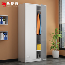 Staff locker dormitory two-door household balcony layered storage locker factory workshop change clothes storage bag shoe cabinet