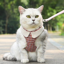 Can salt sweet dog traction rope Teddy than bear walking dog rope small dog breast strap anti-free cat traction rope