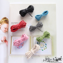 ZAKKA Wax Rope String Rope String Material Color Text Play Wire Rod Handmade DIY Bracelet Necklace Woven Rope Pendant
