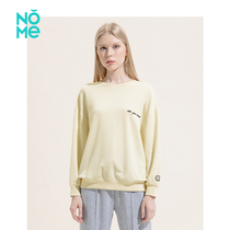 NOME Normie Womens Clothing T-shirt Pure Color Commute Casual Set Head Sweatshirt Thin WPBQ0004