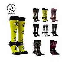 Diamond volcom breathable warm ski socks sweat-absorbing sports socks mens and womens ski socks high tube pure cotton socks