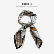 Hangzhou Silk 100% mulberry silk scarves simplified for thousands of birds Greal silk scarves womens little scarves and scarves of sunscreen