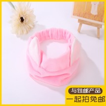 Cat ears bath hair hoop wash face head hoop Korean cute rabbit ear net red cute cute face wash Korean adult