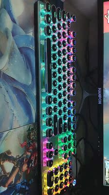 点评腹灵M104北美版电竞游戏机械键怎么样，为何销量这么好？