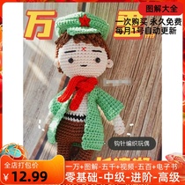25 thousands of Long March Red Army dolls Changjin Lake People occasionally hooked up Tutorials Tutorials Pendant Diy Material Diagrams