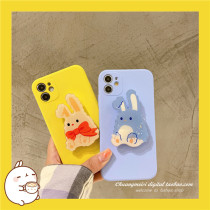 Best friend rabbit bracket Huawei nova8 mobile phone case 8pro liquid silicone nova7 Net red all-inclusive lens nova6 5pro anti-fall 8se7pro protection
