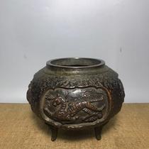 Collection of copper square divine animal incense burner-ZT7585