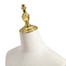 Half-body bungling model props male and female top cover accessories gold silver crown cover ball cover head cover non-metallic