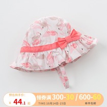 David Bella childrens hat spring new baby girl sun hat little girl cute fishermans hat