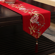Chinese tableflag tablecloth tablecloth tea tablecloth tea cabinet TV cabinet long tea flag tea table