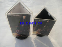 Direct sales acrylic three-sided table card Wine card Price card Menu card Display stand Table card table sign 10x20