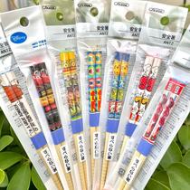 Spot Japan SKATER Princess kitty cat Pikachu Snobi male and female baby children bamboo chopsticks