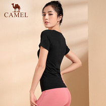 Camel clothing yoga short sleeve womens sportswear jacket autumn and winter new official flagship store official website Counter