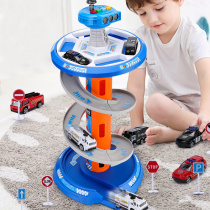 Boy parking lot toy multifunctional rotating track sliding car set children early education puzzle 3 8 6 years old