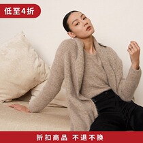 MADEINAM2020 autumn and winter imported baby camel hair rare beautiful Nowool hazelnut brown clothed cardiopuron woman