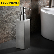 Soap dispenser 304 stainless steel hotel toilet manual Press bottle hand sanitizer home bathroom shower gel bottle