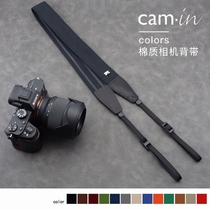 cam-in inclinable cross cotton weave retro decompression single anti-camera braces micro single shoulder strap Leica