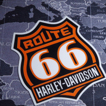 Highway 66 Harley Retro Motorcycle Sticker Car Sticker Scratch Sticker Waterproof Reflective Decal