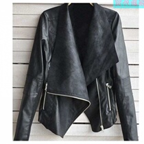Winter Women Coat Motorcycle Leather Jaet Clothes