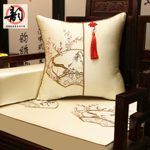 New Chinese embroidered pillow classy red wood sofa cushions waist pillow 50 * 50 with core set to coat 45 * 45 light curry