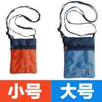 Outdoor travel mobile phone bag Passport bag Waterproof wallet card bag Multi-function personal bag ID bag small hanging bag