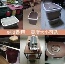 Under the set tea ceremony accessories square bucket tea table under the kung fu tea accessories wash the tea cup and then the bucket portable plastic