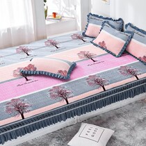 Crystal velvet bed cover single piece tatami large Kang cover Kang single Kang blanket bed sheet pad rural Earth Kang skirt 3 meters