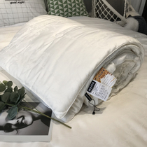 Spring Summer Quilt Core all-cotton double bed with supplies 60 Tribute Satin Jacquard Quilt No Smell soy thin cotton quilted by spring and autumn