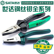 Shida vise tool German imported wire pliers 6 7 8 inch flat vise household industrial grade