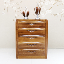 Iwood ten Culvert Uginwood Solid Wood Five Bucket Cabinet Combined Bedroom Containing Cabinet Logs Full Solid Wood Lockers Furniture