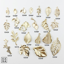 Han edition bride headdress diy leaf alloy accessories hand accessories for shoe clothing bag earring accessories