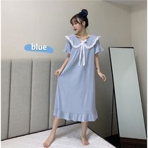 Nightdress women Summer cute sweet ins students doll collar Princess style 2021 new dress home clothes