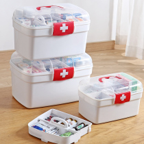 Medicine Box Home Clothing Student Dorm Room Large Capacity Storage Compartment Small Drug Medicine Storage Box Home Small Medicine Box