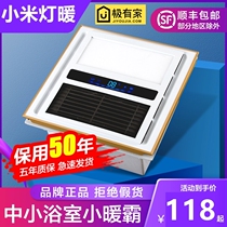 Lighting opening wall energy-saving lamp bath heater non-hole heating lamp switch 3030 bath lamp with light 300