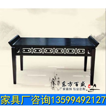 New Chinese solid wood porch table against the wall
